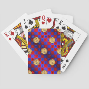 Baraja De Cartas Aries y Buey de Fuego