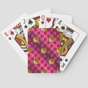 Baraja De Cartas Aries y Gallo de Madera