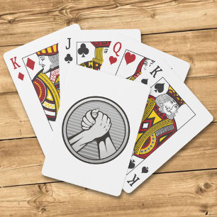 Baraja De Cartas Arm wrestling Silver