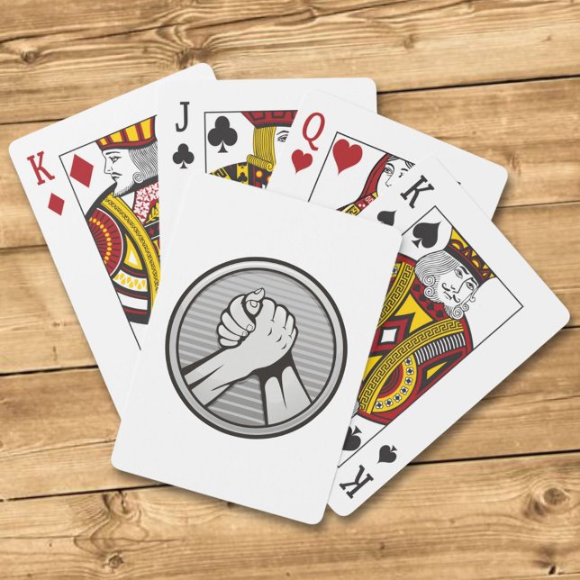 Baraja De Cartas Arm wrestling Silver (Subido por el creador)