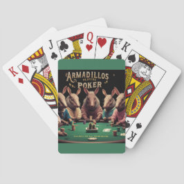 Baraja De Cartas Armidillos jugando al póquer