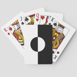 Baraja De Cartas Armonía blanca y negra