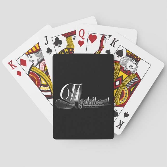 Baraja De Cartas Arquitecto (Reverso)