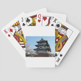 Baraja De Cartas Arquitectura de edificios de castillos de Japón Hi