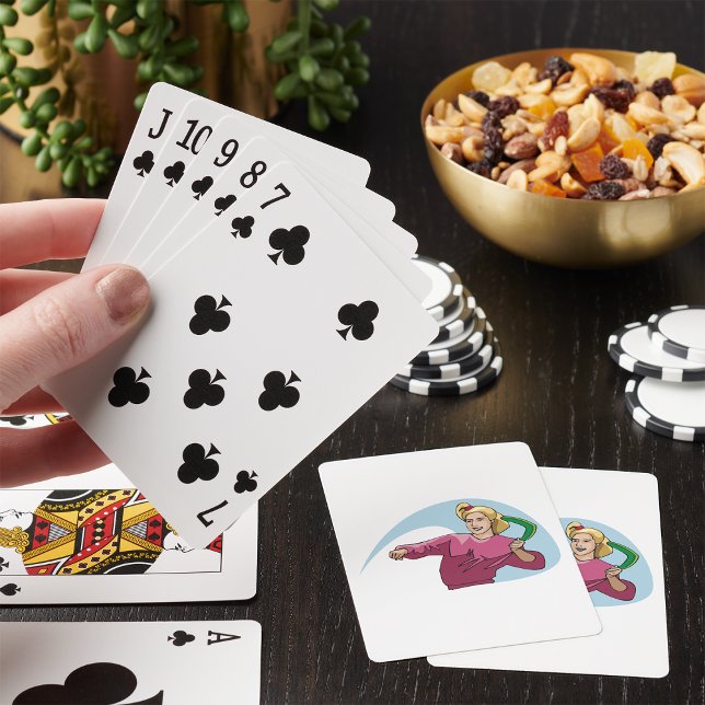 Baraja De Cartas Arrojando Un Boomerang (Subido por el creador)