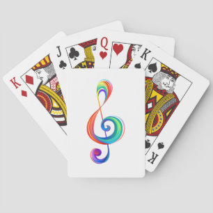Baraja De Cartas Arroyo arcoiris estratificado