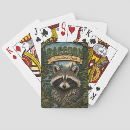 Baraja De Cartas Arroyo boscoso de Mapache POPCUT