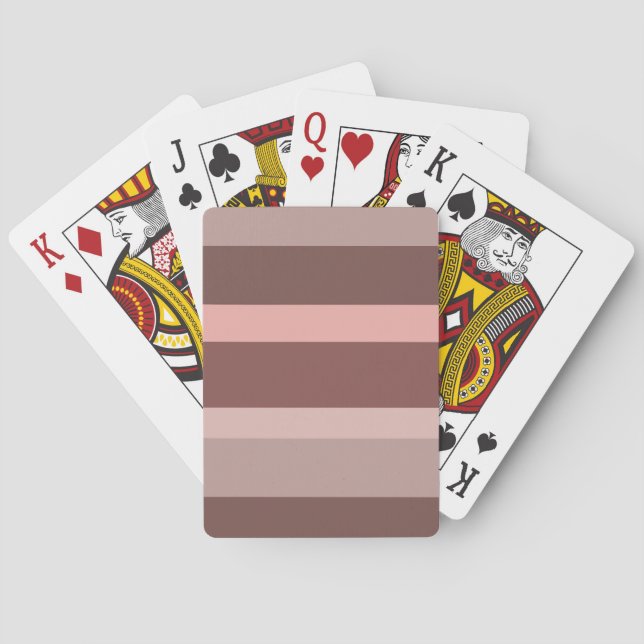 Baraja De Cartas Arrt de bloque de color profundo (Reverso)