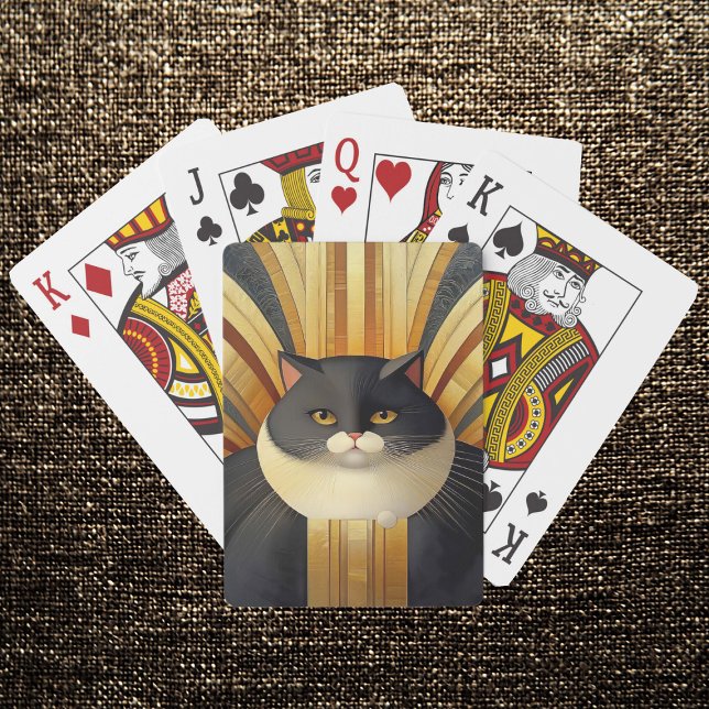 Baraja De Cartas Art Deco Kitty (Subido por el creador)