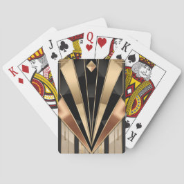 Baraja De Cartas Art Deco Sunburst Geometric Luxury Design