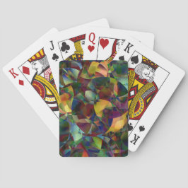 Baraja De Cartas Arte abstracto colorido y caleidoscópico