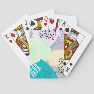 Baraja De Cartas arte abstracto diseño original moderno