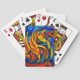 Baraja De Cartas Arte Abstracto Moderno de Remolino #11