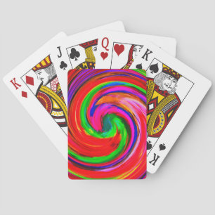 Baraja De Cartas Arte Abstracto Moderno de Remolino #12