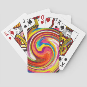 Baraja De Cartas Arte Abstracto Moderno de Remolino #27