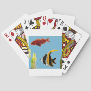 Baraja De Cartas Arte acuático Angel Fish