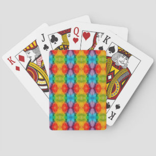 Baraja De Cartas Arte acuático en la nube de arcoiris