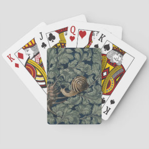Baraja De Cartas Arte Antiguo Botánico Art Nouveau Caracol Antiguo