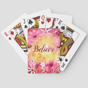 Baraja De Cartas Arte Botánico Boho Floral Caprichoso Cree