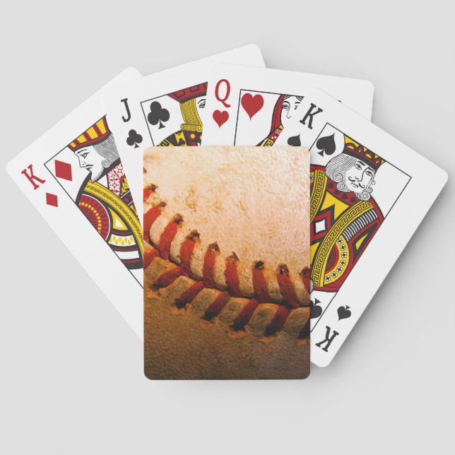 Baraja De Cartas Arte de béisbol (Reverso)