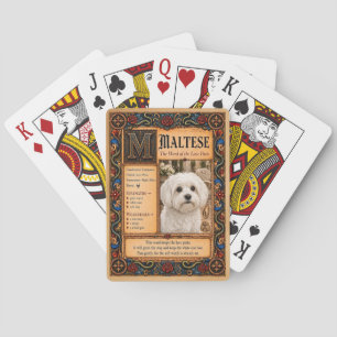 Baraja De Cartas Arte de Bestiario Medieval Maltés