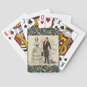 Baraja De Cartas Arte de boda victoriana vintage de 1844