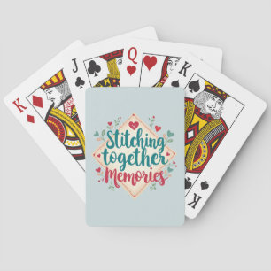 Baraja De Cartas Arte de Bordado: Tejiendo Recuerdos