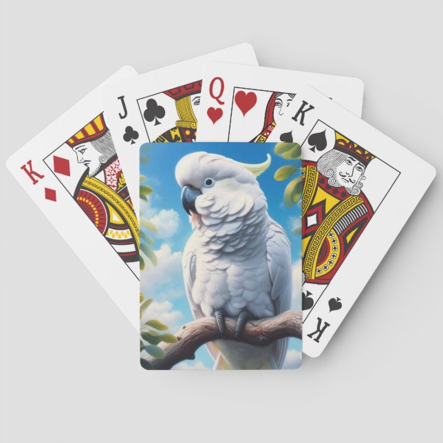 Baraja De Cartas Arte de Cockatoo (Reverso)