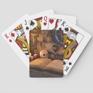 Baraja De Cartas Arte de estudio a la luz de las velas de la Academ