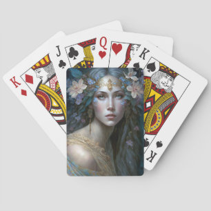Baraja De Cartas Arte de fantasía de diosa