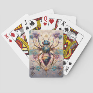 Baraja De Cartas Arte de fantasía del escarabajo joya Steampunk (1)