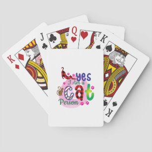 Baraja De Cartas Arte De Gato Soy Una Persona Gato