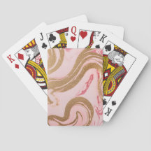 Arte de IA Luxe Gold Pink