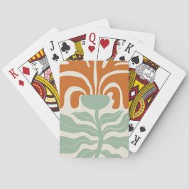 Baraja De Cartas Arte de ilustración floral