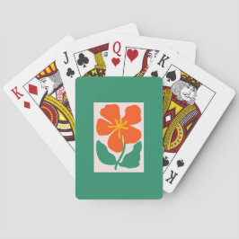 Baraja De Cartas Arte de ilustración floral