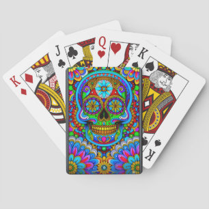 Baraja De Cartas Arte de la calavera del azúcar - Un espectro de es
