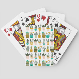 Baraja De Cartas Arte de la pared de la planta