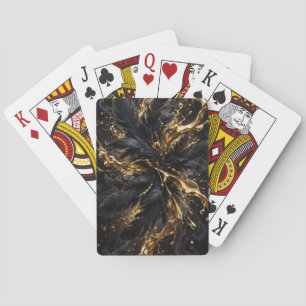 Baraja De Cartas Arte de lujo oscuro glamour