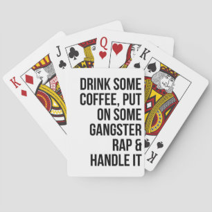 Baraja De Cartas Arte De Música Rap Y Manejarlo