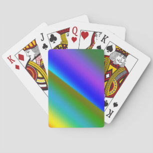 Baraja De Cartas Arte de patrón de textura abstracta de arcoíris ve