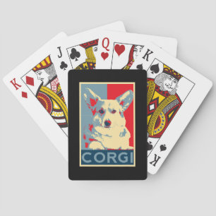 Baraja De Cartas Arte de Perro Corgi Art Para Los Fans Del Corgis