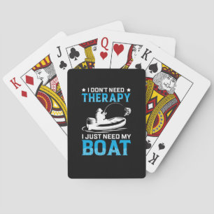Baraja De Cartas Arte de pesca que necesito mi barco