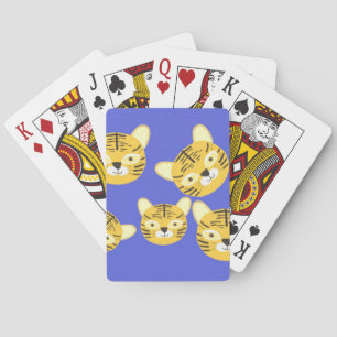Baraja De Cartas arte de pintar tigres