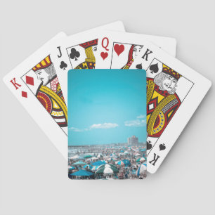 Baraja De Cartas Arte de playa costera de Jersey Shore 