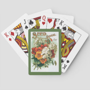 Baraja De Cartas Arte de portada del catálogo de semillas de Eastma