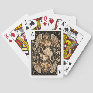 Baraja De Cartas Arte de Tarot Angelical Estrellado