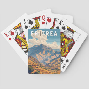 Baraja De Cartas Arte de viajes de Ilustracion de Eritrea
