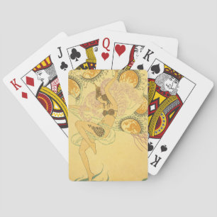 Baraja De Cartas Arte Deco Antiguo - Para Todos - Showgirl
