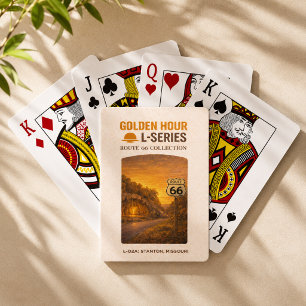 Baraja De Cartas Arte emblemático de la ruta 66 de Retro Stanton Mi