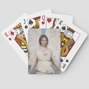Baraja De Cartas Arte fino victoriano vintage del ángel de Abbott T